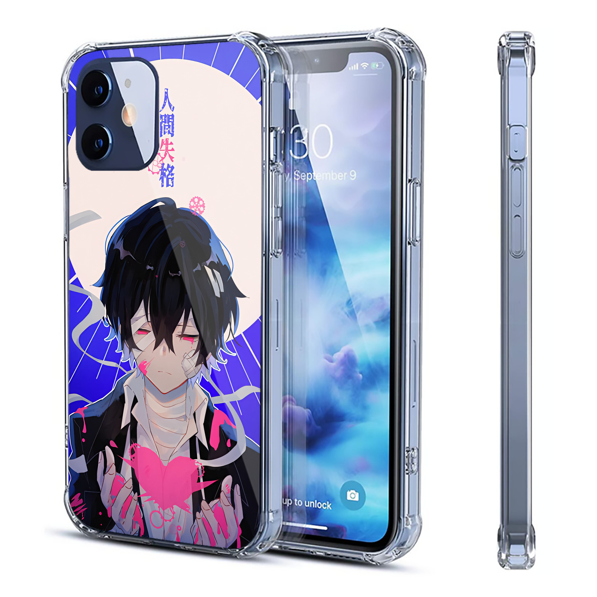（画像用） 文豪ストレイドッグス Bungo Stray Dogs 【iPhone 12シリーズ対応】透明スマホケース（クリアソフトケース）